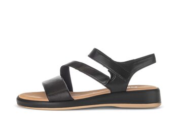 Riemchensandale schwarz
