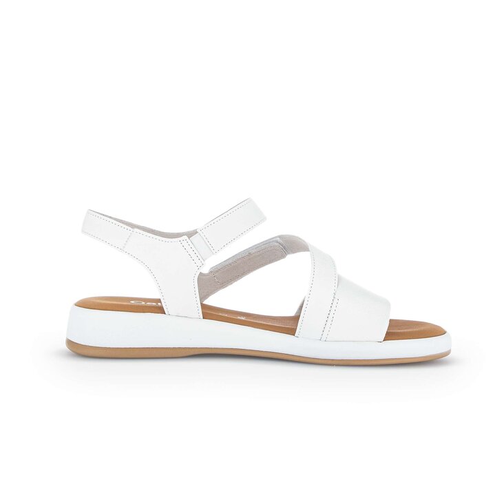 Riemchensandale weiß #1