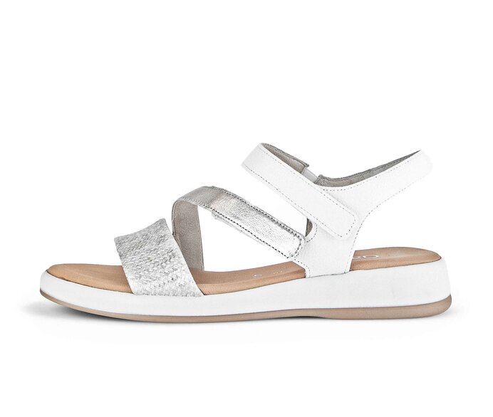 Riemchensandale silber #0
