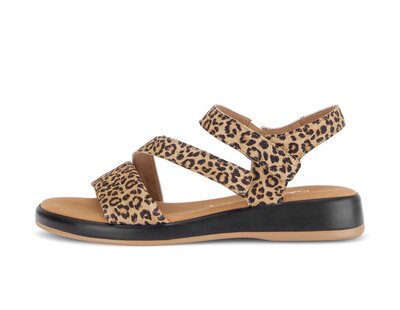 Sandalo con cinturino beige