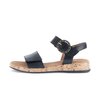 Sandal met riempjes zwart