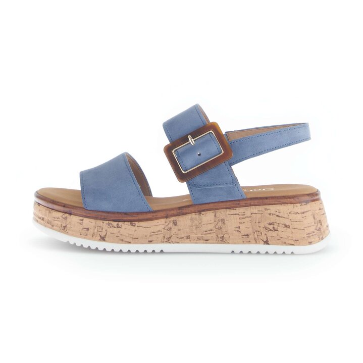 Plateau Sandale blau #0