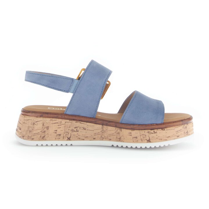 Plateau Sandale blau #1