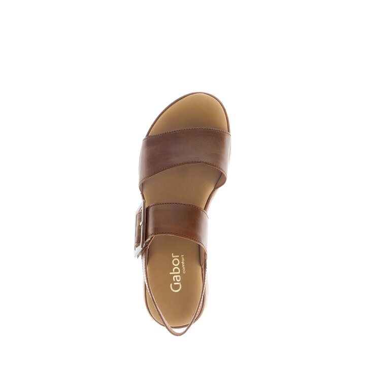 Platåsandaler brun #5