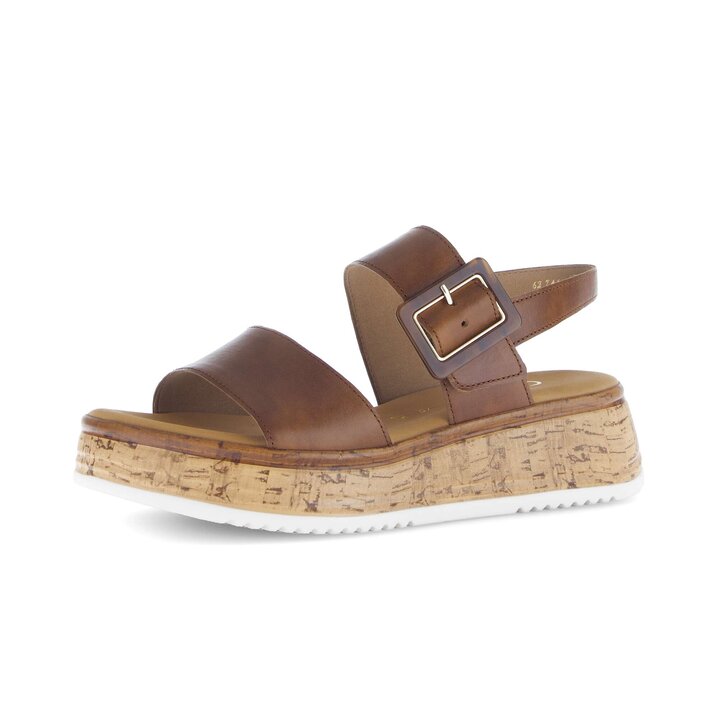 Platåsandaler brun #2