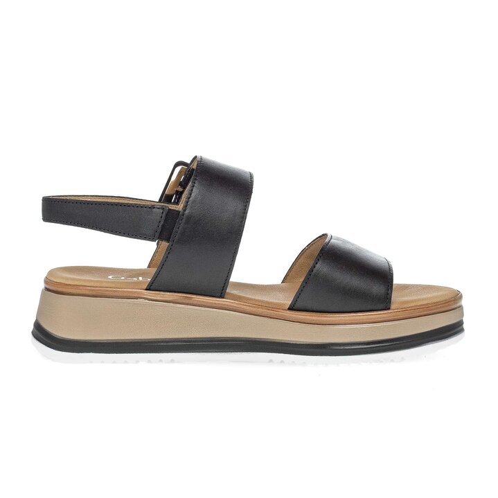 Sandalo con plateau nero #1