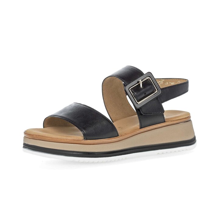 Sandalo con plateau nero #2