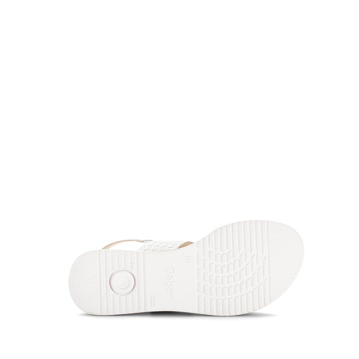 Platåsandaler vit #4