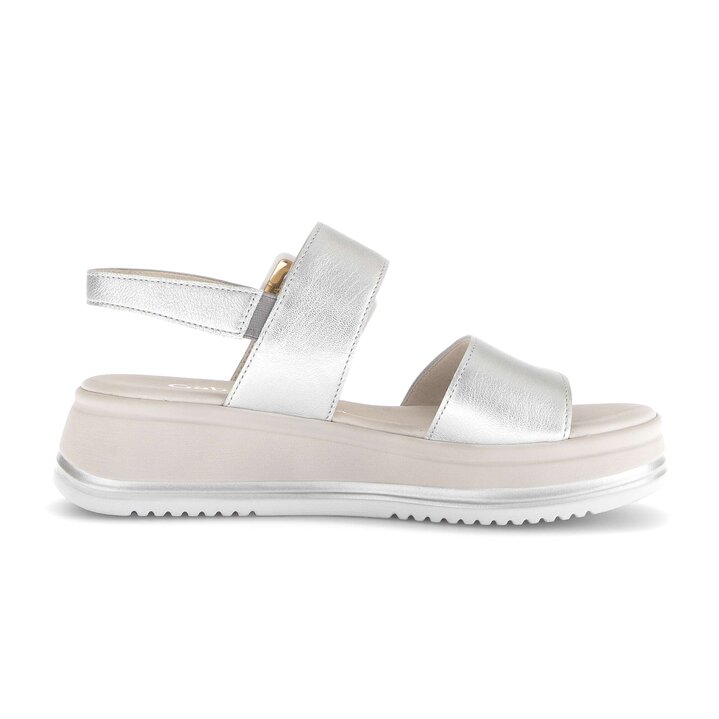 Platåsandaler silver #1