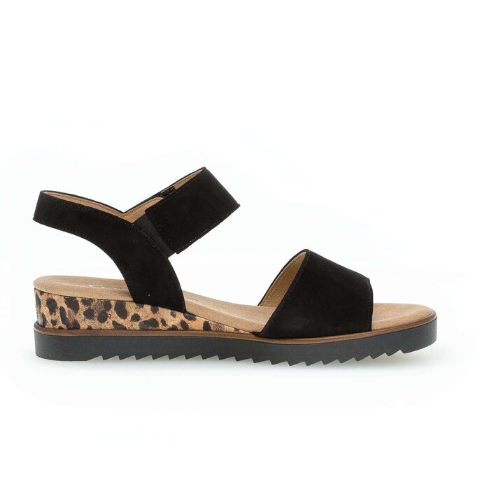 Plateau Sandale schwarz #1