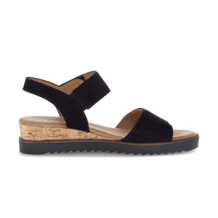 Plateau Sandale schwarz #1