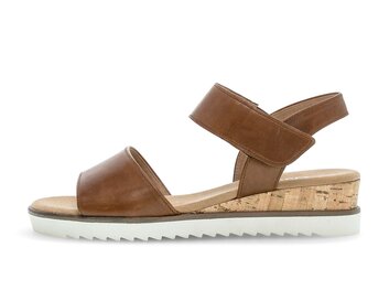 Plateau Sandale braun