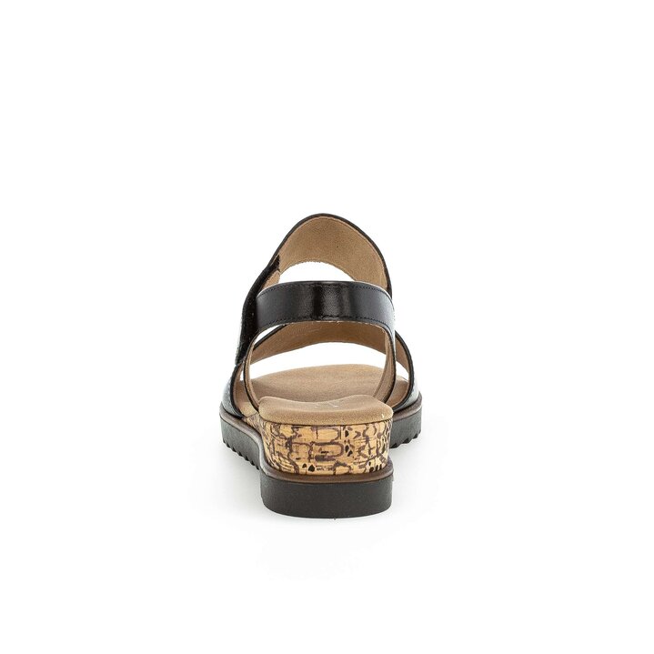 Platåsandaler svart #3