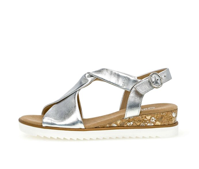 Plateau Sandale silber #0