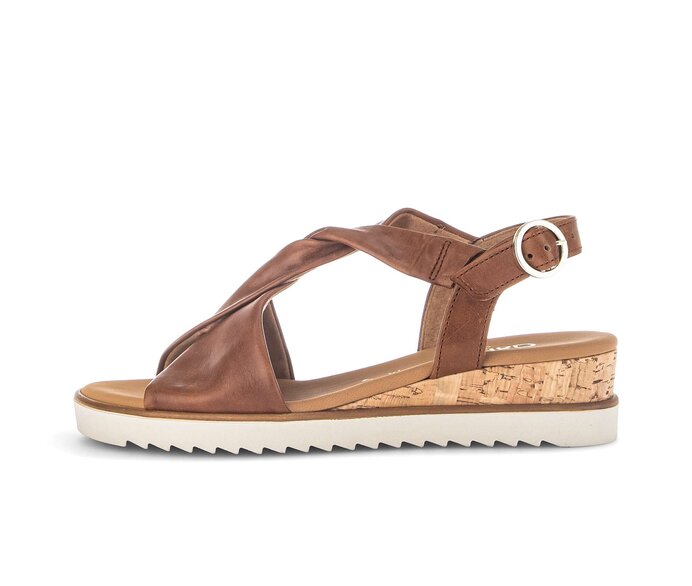 Plateau Sandale braun #0