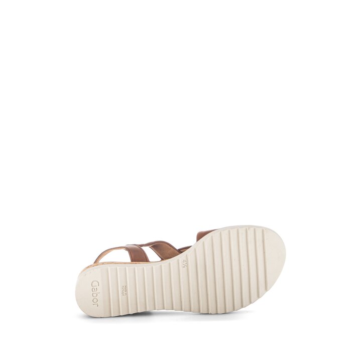 Keilsandalette braun #4