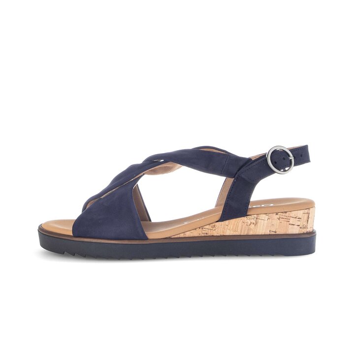 Keilsandalette blau #0