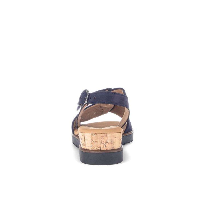 Keilsandalette blau #3