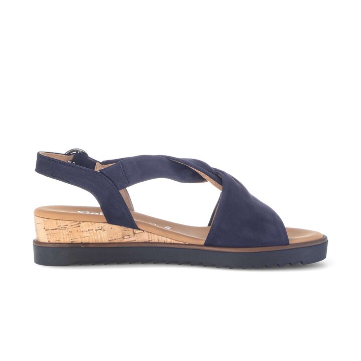 Keilsandalette blau #1