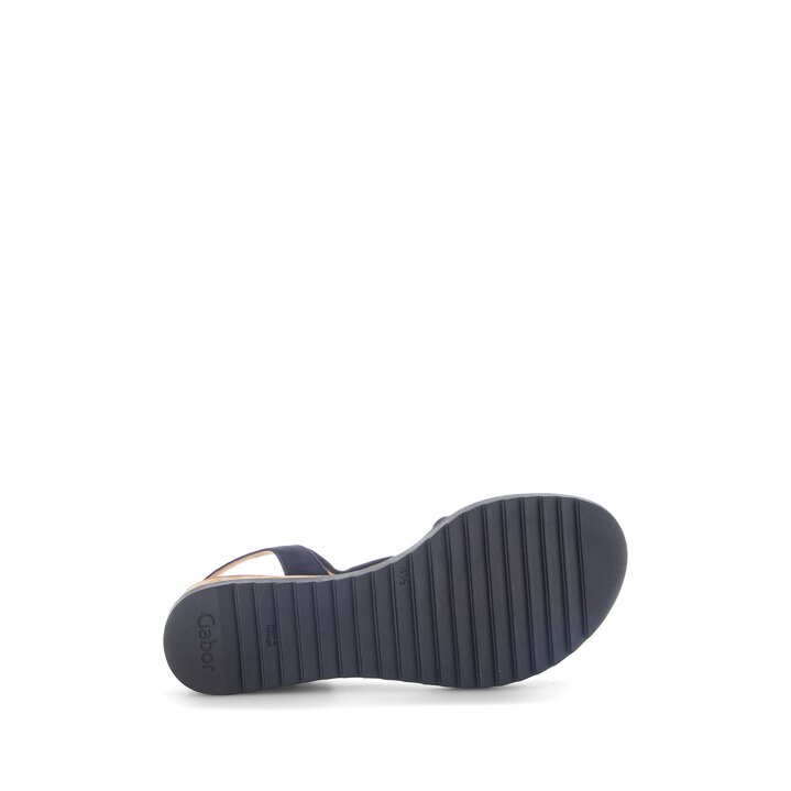 Keilsandalette blau #4