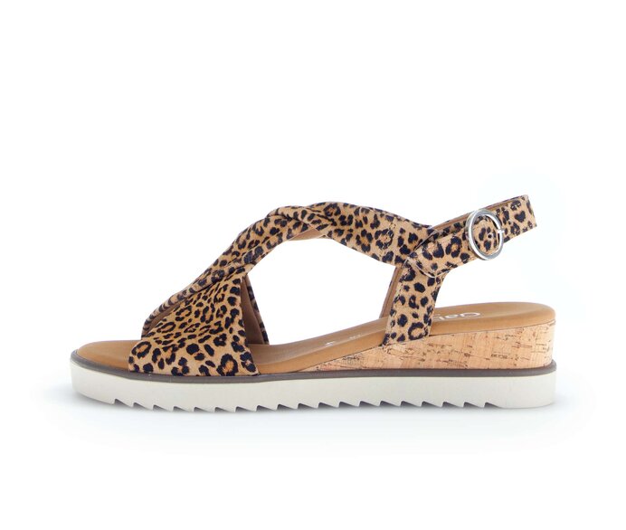 Plateau Sandale braun #0