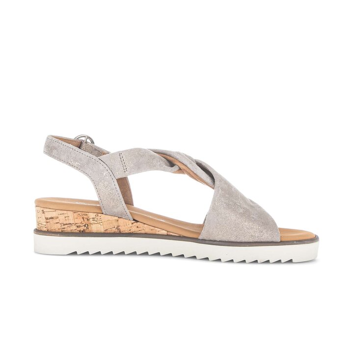 Keilsandalette beige #1