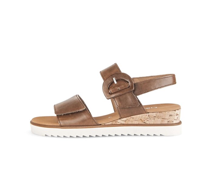 Platåsandaler brun #0