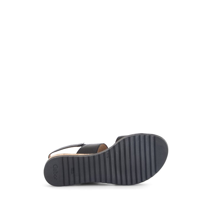 Platåsandaler svart #4