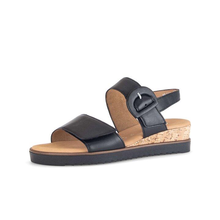 Platåsandaler svart #2