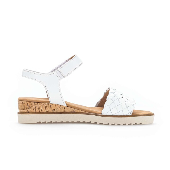 Keilsandalette weiß #1