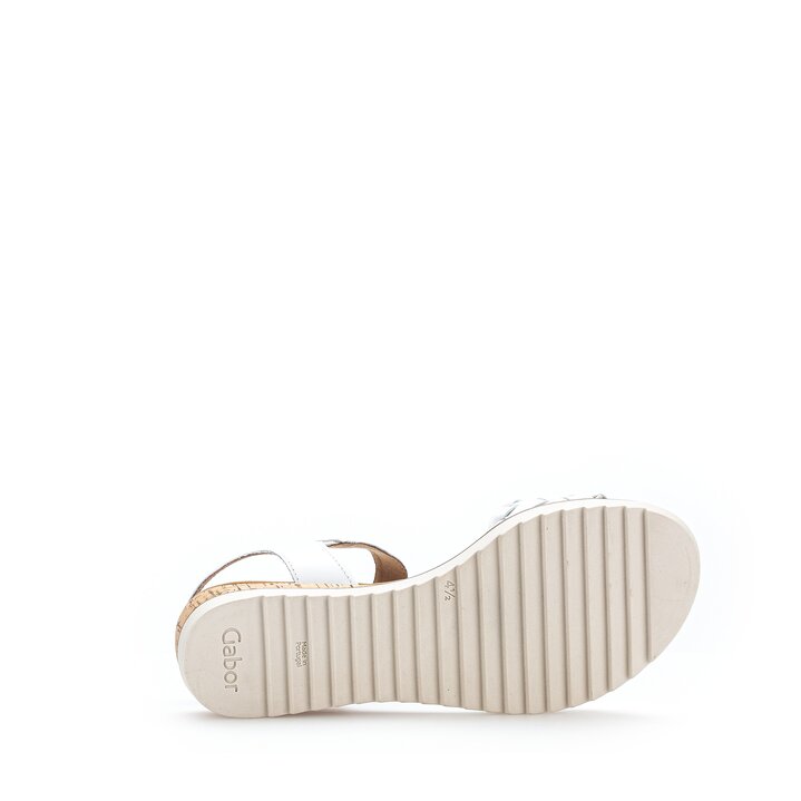 Keilsandalette weiß #4