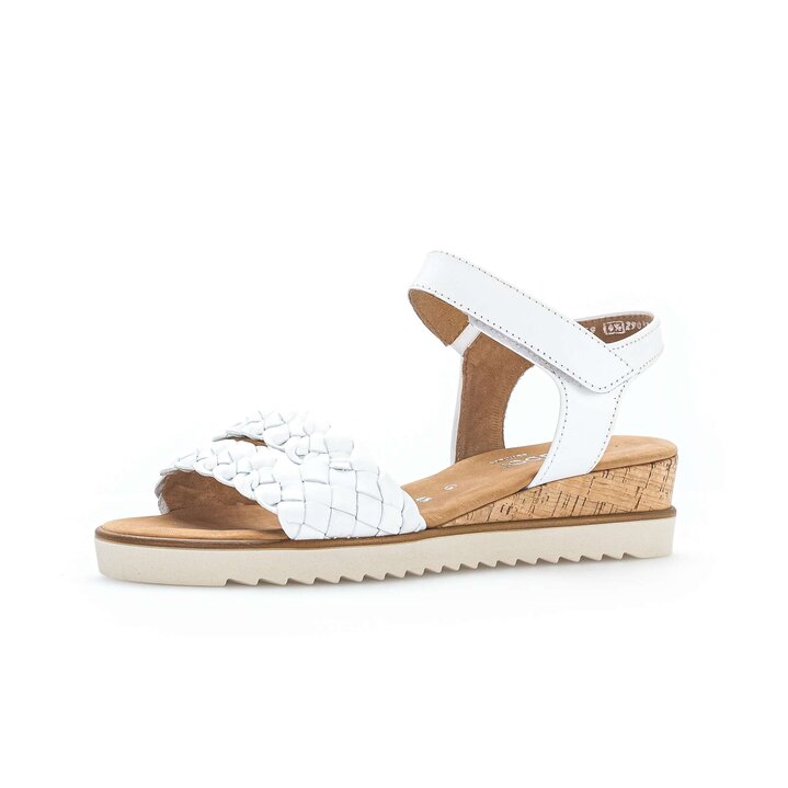 Keilsandalette weiß #2