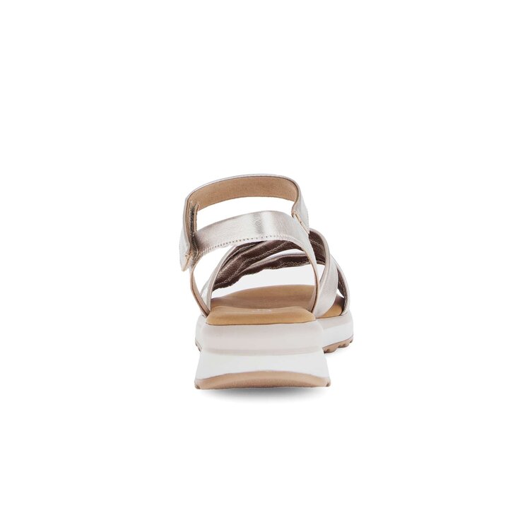 Riemchensandale gold #3