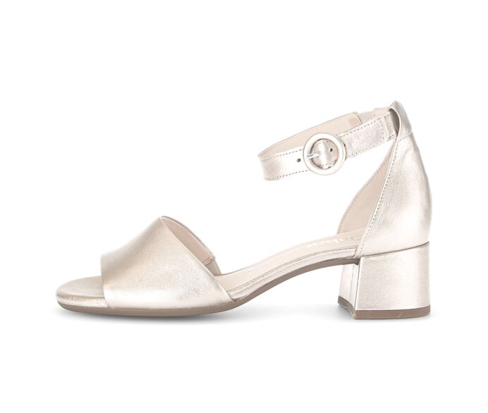 Escarpins à bride or #0