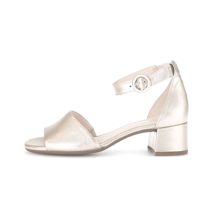 Décolleté con cinturino oro #0