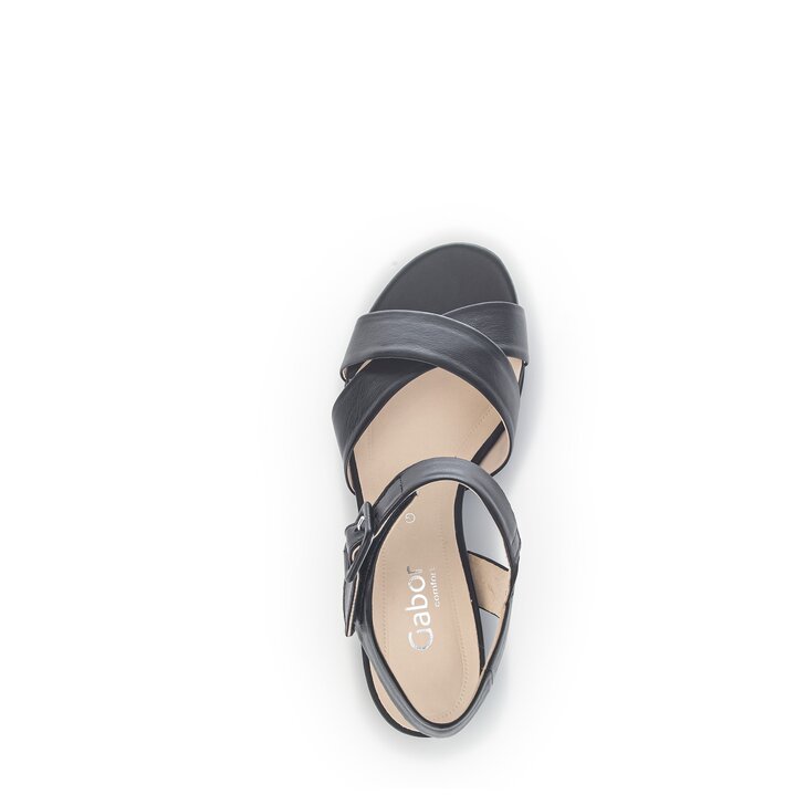 Riemchensandale schwarz #5