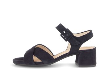 Riemchensandale blau