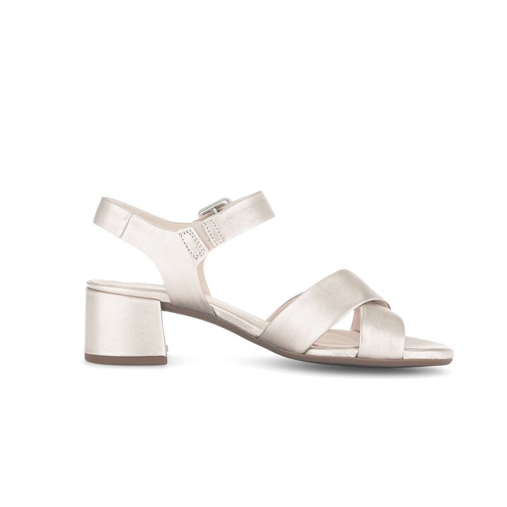 Sandale à bride or #1