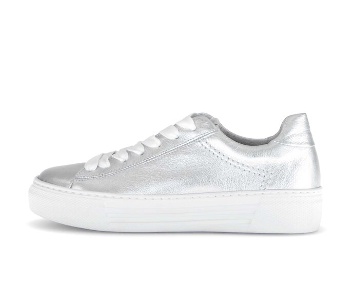 Lage sneaker zilver #0