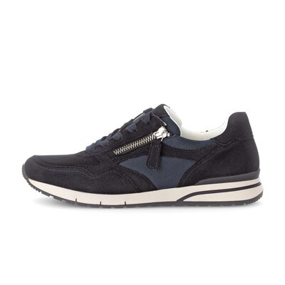 Lage sneaker blauw