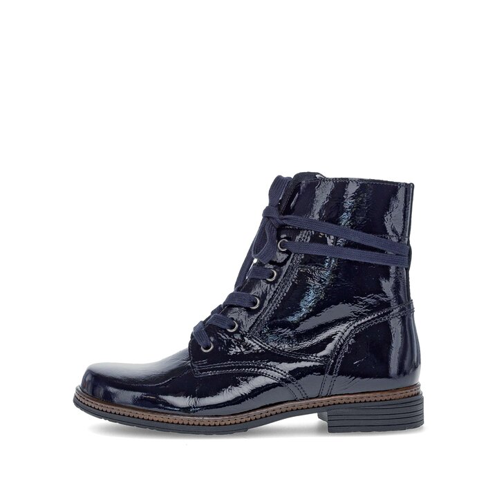 Schnürstiefelette blau #0