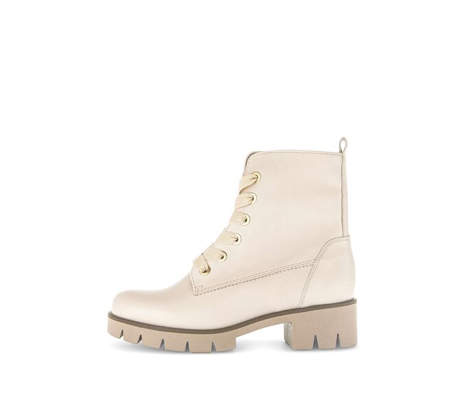 Bottine à lacets beige #0