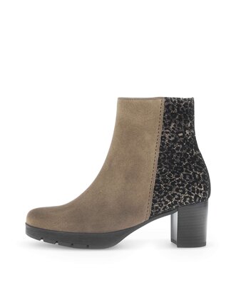 Stivaletto con plateau multicolore