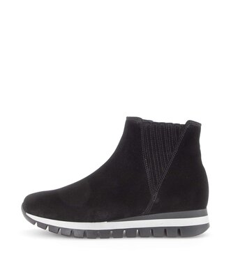 Sportliche Stiefelette schwarz