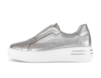 Sneakers basse argento