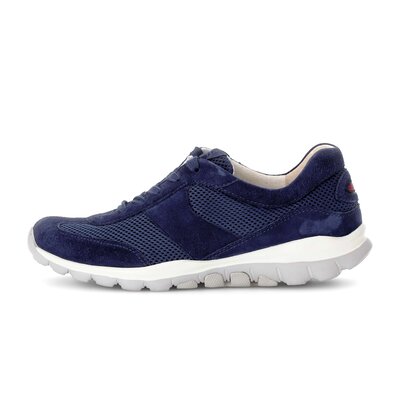 Lage sneaker blauw