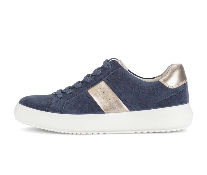 Lage sneaker blauw #0