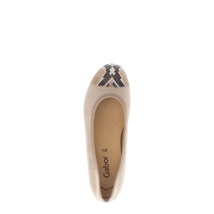 Eleganter Ballerina beige #5