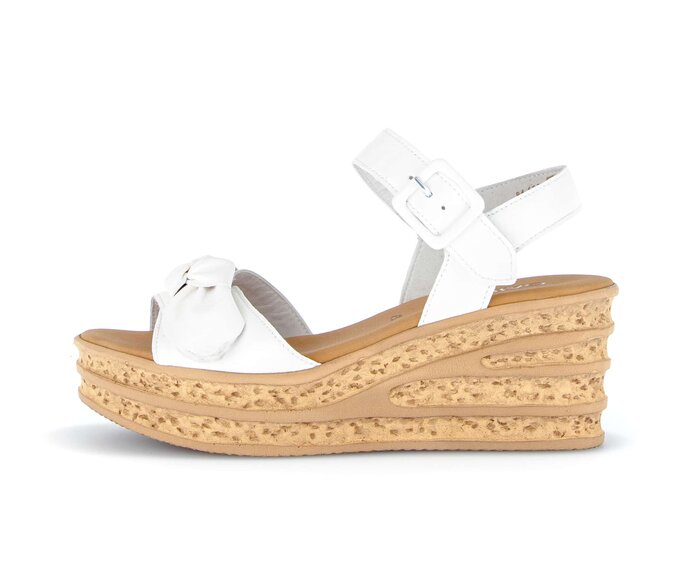 Keilsandalette weiß #0