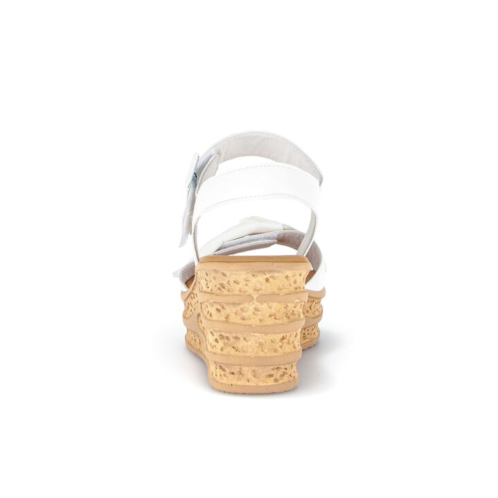 Keilsandalette creme #3